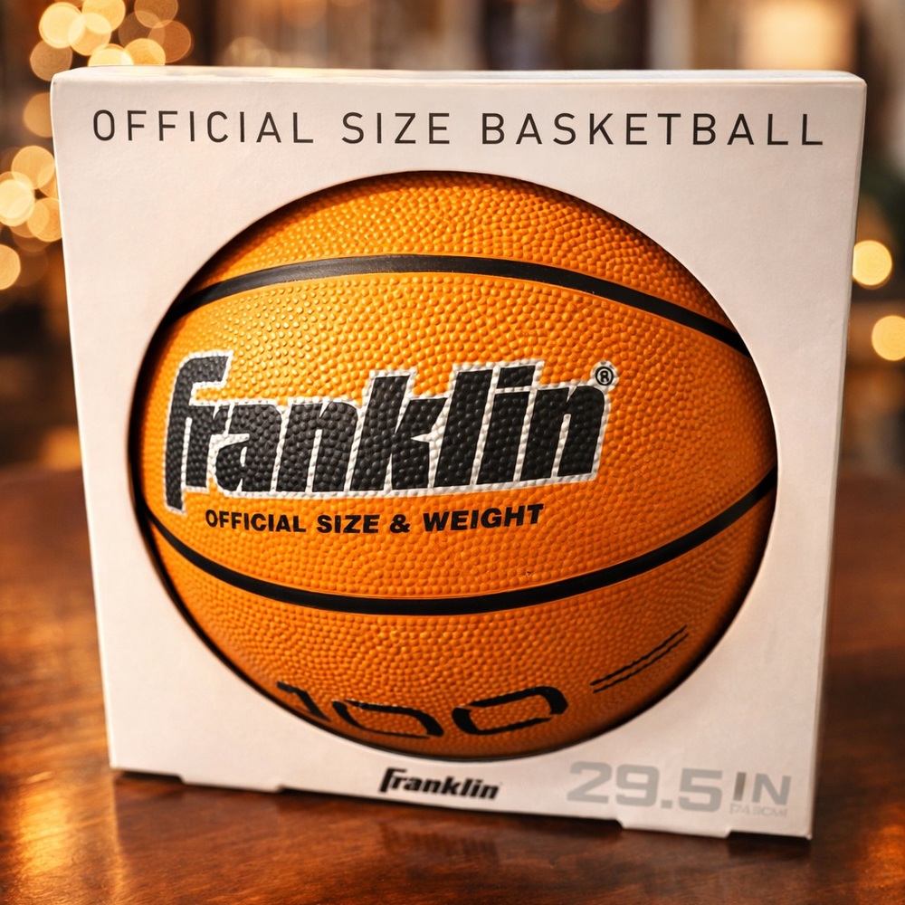 Franklin Official Size Basketball - Orange
